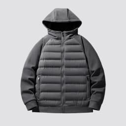 Lightweight Knitted Hooded 90 White Duck Down Coat Couple Loose Warm Down Jacket Men Women Autumn Winter Daily Casual Outerwear