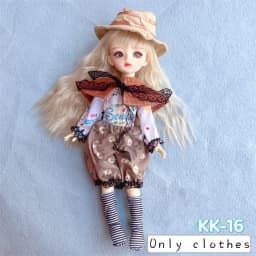 1/6 Bjd DOLL Clothes 30cm Toys Accessories New Style Wear Plaid Skirt Fashion Dress Up With Headwear For Girl Princess Dress