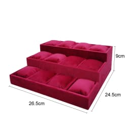 4/8/12 Grids Watch Display Stand Bracelet Holder Organizer Watches Storage Jewelry Pillow Holder Jewelry Display Tray