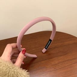 Korean Style Classic All-match Wine Red Hair Band Red Thin Headband Vintage Fashion Hair Hoops For Women Girls Hair Accessories
