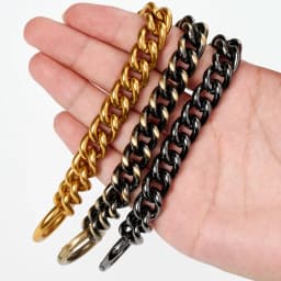 Bag Strap Extender DIY Handbag Purse Chain with Metal Buckles for Purses Handbags Wallet Clutch Shoulder Crossbody Bags