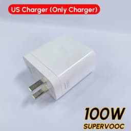 Oneplus Charger Original 100W 80W USB Adapter SUPERVOOC Type C 10A Cable For Oppo Realme Fast Chargers One Plus 15 13 12 11 Pro