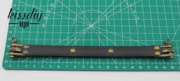 KISSDIY 5PCS 20 25 30CM Metal Internal Flex Purse Frame with Loops Bag Accessories Spring Clasp