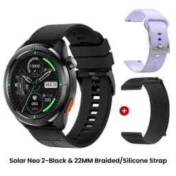 HAYLOU Solar Neo 2 Voice Calling Smartwatch 1.43'' HD AMOLED Display 24h Health Monitoring 150+ Sports Modes 1ATM Smart Watch