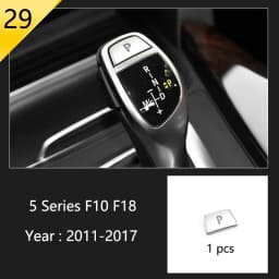 Car Styling Console Multimedia AC CD Panel Decoration Frame Cover Trim Strip Sticker For BMW 5 Series F10 F11 F18 Accessories