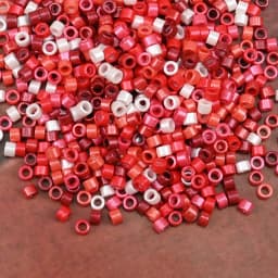 2.5mm Pearl Colour Antique Small Craft Beads Mini Glass Cylindrical Beads for Making Bracelet and Necklace