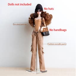 30cm FR Supermodel Clothes Accessories Winter Retro Jacket/Luxury Fur Fashion Classic Trench Coat Set For 1/6 Babi Doll Xianxian
