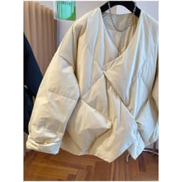 Ladies Down Cotton Jacket 2025 Loose Casual Advanced Women's Winter Parka Coat Design Sense Comfortable Female Outerwear