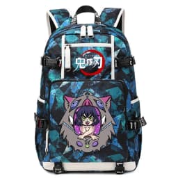 Demon Slayer Anime School Bag Large Capacity Lightweight Student Backpack for Kids Boys Girls Daily Use