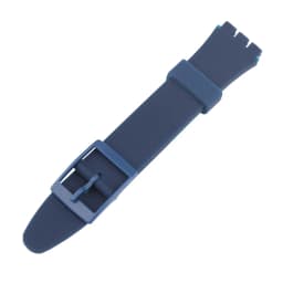 Watch strap accessories compatible for Swatch 17mm19mm colorful silicone rubber waterproof wristband bracelet for men and women