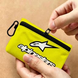 Alpinestars Logo Multifunctional Oxford Cloth Small Pouch With Hook Mini Coin Wallet Earbud Storage Bag