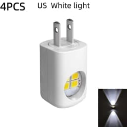 AITHEA Mini LED Night Light EU US Plug Dusk to Dawn Sensor Energy Saving Wall Lamp for Bedroom Bathroom Hallway
