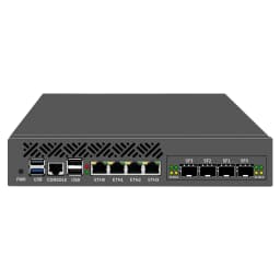 Intel N150 1U 9.5 Inch Rack Mounted Mini PC Firewall 4*/2*10G SFP 4* I226-V 2.5G LAN Mini Computer Network Security Home Server