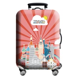Thick Elastic Luggage Protective Cover Zipper Suit For 18-32 inch Bag Suitcase Covers Trolley Cover Travel Practical Accessories