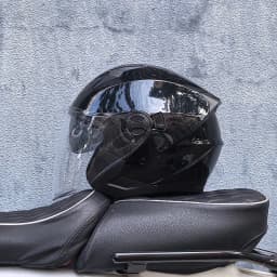 ORZ motorcycle helmet, half face, double mirror, all season men's and women's fashion, half helmet, all season universal