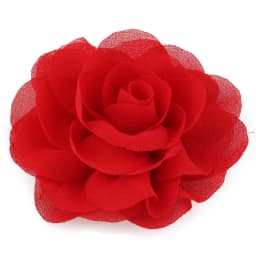 10pcs/lot 20colors 8.5cm Chiffon Petals Poppy Artificial Rolled Rose Fabric Flowers For Wedding Bridal Bouquets Decoration