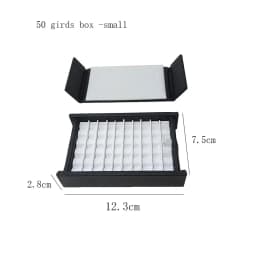 Wholesale Jewelry Gem Display Box Case Loose Diamond Storage Tool Coin Jar Show Tray Gem Pot Gemstone Organizer Holder Container