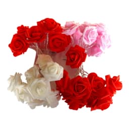 Rose Flower LED String Lights USB/AA Battery Powered Fairy Lighting for Wedding Home Party Birthday Festival Decorations