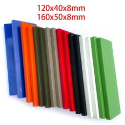 2pieces Composite G10 Knife Handle Material for DIY Handmade Knife Handle Making Material G10 Tool Patch Material 120x40x8mm