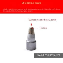 Pro'sKit SS-331H Electric Tin Suction Pump Soldering Iron Tin Gun TinTin Pump Accessories Slag Suction Device Heater Needle Mat