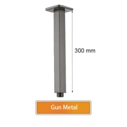 Bathroom Accessories Shower Arm Square Wall & Ceiling Mounted Shower Head Support Brushed Gold, Black, Gold, Rose, Gun Metal