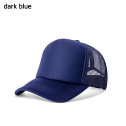 1PC Fashion Unisex Plain Baseball Cap Adjustable Trucker Flat Visor Cap Snapback Mesh Curved Men Women Casual Sun Summer Hat