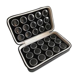 Transparent Gemstone Gem Jar Display Box Loose Diamond Jewelry Storage Carrying Case Nail Gem Stones Holder Organizer Container