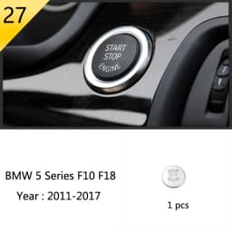Car Styling Console Multimedia AC CD Panel Decoration Frame Cover Trim Strip Sticker For BMW 5 Series F10 F11 F18 Accessories