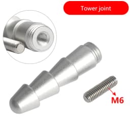 Reciprocating Linear Motor Parts M6 Suction Cup Adapter 3XLR Extension Rod for Telescopic Linear Actuator Attachment Holder