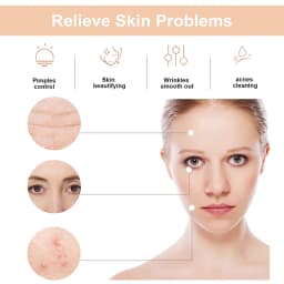 New Orange High Frequency Facial Machine Electrotherapy Wand Neon Argon Tubes Wands Device Face Skin Care Beauty Tools Home Use