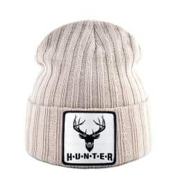 Knitted Skullies Beanie With Animals Patch Men Women Outdoor Casual Sport Hats Autumn Winter Solid Color Hip Hop Beanies