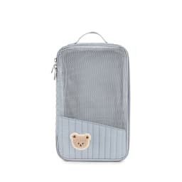Cute Diaper Bag for Stroller Hanging Bag Separate Storage for Baby Clothes and Diapers Travel Change and Washing Storage Bag