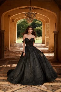Shiny Black Off The Shoulder Sequined Lace Applique Sweethart A Line Wedding Dresses Sweep Train Custom Made 2024 Rode De Morri