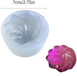 DIY 3D Ice Cream Cone Resin Mold Simulated Food Mini Cake Cup Silicone Mold DIY Craft Hand-Making Accessories