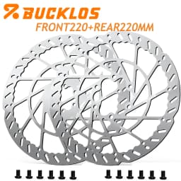 BUCKLOS 2.3MM E-Bike Brake Disc 220MM Electric Bicycle Rotor 140/160/180/203MM Dirt Bike Disc Brake Rotor For Surron Segway Tala
