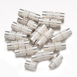 20pcs 12x4mm Brass Screw Clasps Barrel Clasps Cord End Caps Jewelry End Tips Connectors for Bracelet Necklace Making Accessories
