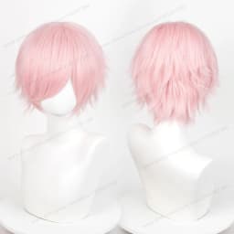 Anime 30cm Short Straight Cosplay Wig Black White Green Brown Purple Blue Gray Red Gold Man Women Heat Resistant Synthetic Hair