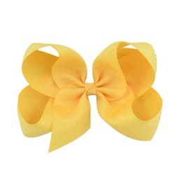 BABY BOWS 1Pcs 6inch Solid Colors Grosgrain Ribbon Hair Clips for Girls Large Hairpins Boutique Barrettes Kids Hair Accessories