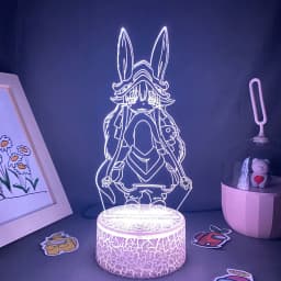 Anime Made in Abyss Nanachi 3D LED Neon Night Lights Kawaii Birthday Gift for Friend Otaku Bedroom Decor Nanachi Manga Lava Lamp