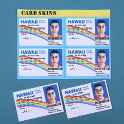 1/4PCS Mclovin Bank Credit Cards Bus Pass Stickers Cool Decoration Waterproof Card Driver's License Credit Card Sticker