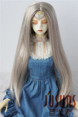 Jusuns Doll Wigs JD016 6-7inch 7-8' 8-9' Parting Long Straight Synthetic Mohair BJD Hair 1/6 1/4 1/3 YOSD MSD SD Accessories