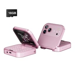 SERVO I18PRO Mini Flip Feature Phone Dual SIM Standby Magic Voice 3.5mm Audio Jack Blacklist 1.77" Pocket Mobile Phone Vibration