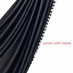 Dark Windbed Mantle Black Velvet Bedside Curtains for Living Room Medieval Lace Medieval Gothic European Charm Frame Luxury