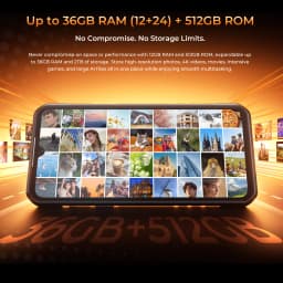 [Shipping From Poland] OUKITEL WP68 Air 5G Rugged Smartphone 36GB(12+24) RAM 512GB ROM 8000mAh Battery 45W Fast Charging 6.88" 120Hz Display Dimensity 7025 Android 16.0 64MP Camera NFC