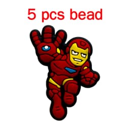 5pcs Silicone Pacifier Chain Cartoon Beads Baby DIY Care Nipple Chain Ornaments Parts