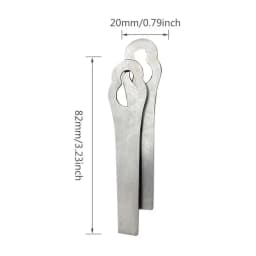 6pcs Brush Cutter Metal Blade For Polycut Lawn Mower Electric Cordless Grass Trimmer Strimmer Cutter Blade Garden Park side
