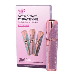 2 in 1 Portable Eyebrow Trimmer Body Face Lip Epilator Rechargeable Mini Painless Hair Remove Razor Shave Electric Epilator