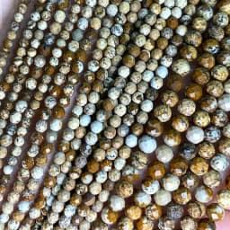 2 3 4MM Faceted Stone Beads Natural Apatite Agate Jade Amethyst Tourmaline Round Spacer Beads for Jewelry Making Diy Bracelet