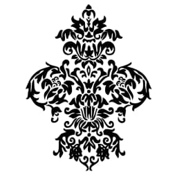 Damask Vinyl Wall Sticker Baroque Style Decals Home Decorative Graphic Mural Decal Door Car Window Laptop Vinyl Stickers Decor