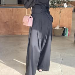 Women's Solid Color High Waist Wide Leg Trousers Pleats Oversized Balloon Silhouette Stylish Avant Garde Casual & Office Pants